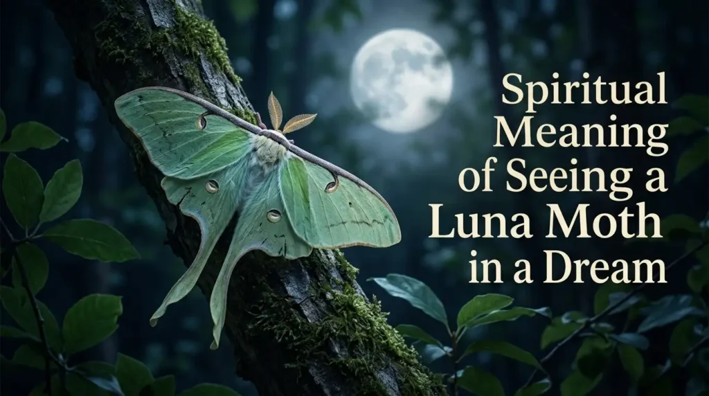 Spiritual Meaning of Seeing a Luna Moth in a Dream