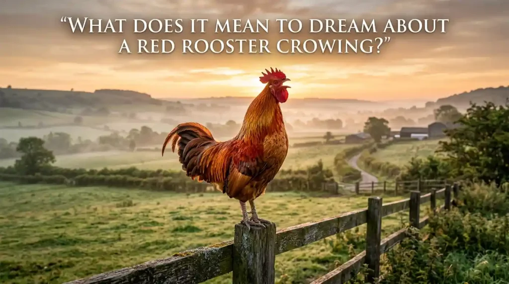 What Does It Mean to Dream About a Red Rooster Crowing?