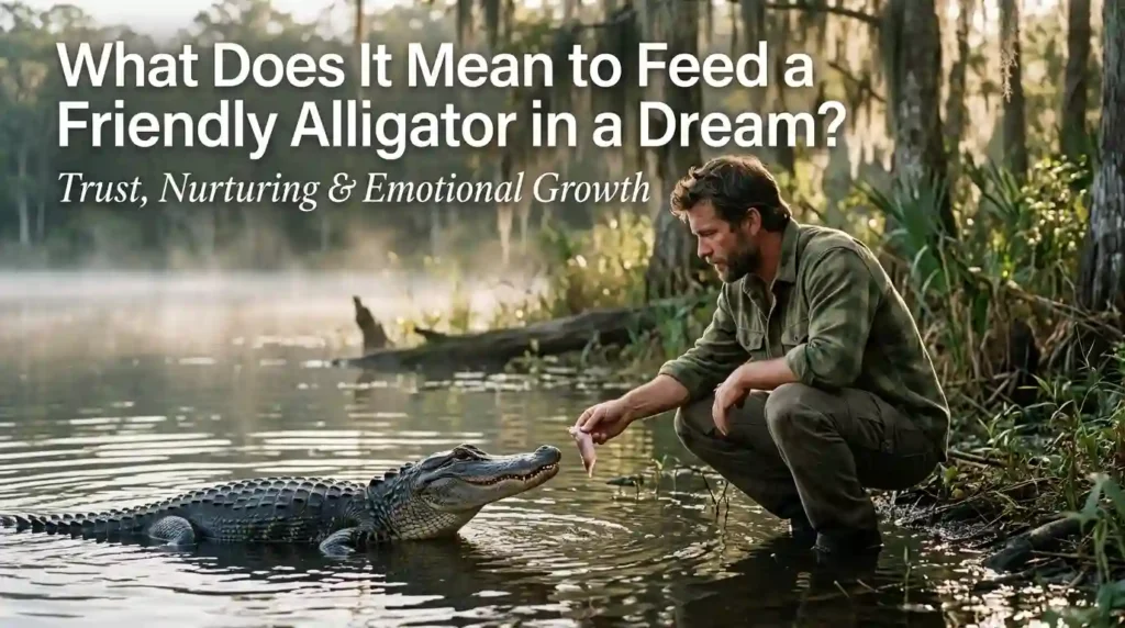 What Does It Mean to Feed a Friendly Alligator in a Dream?