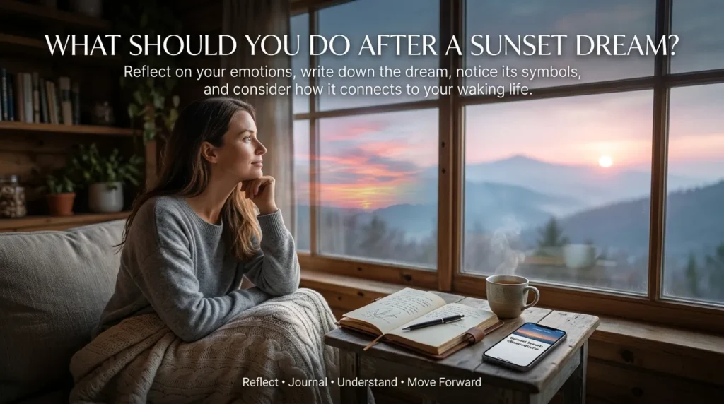What Should You Do After a Sunset Dream?