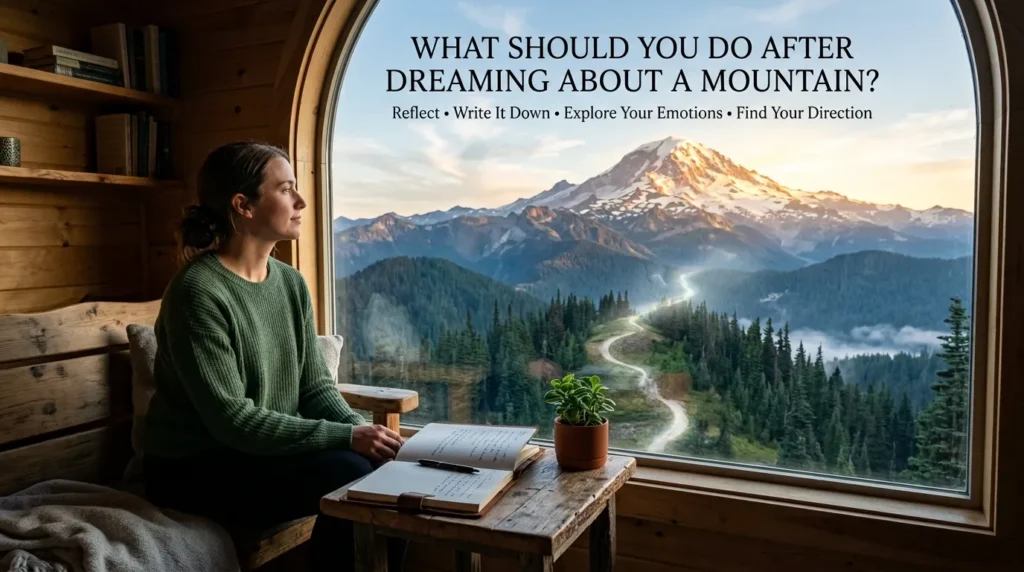 What Should You Do After Dreaming About a Mountain?