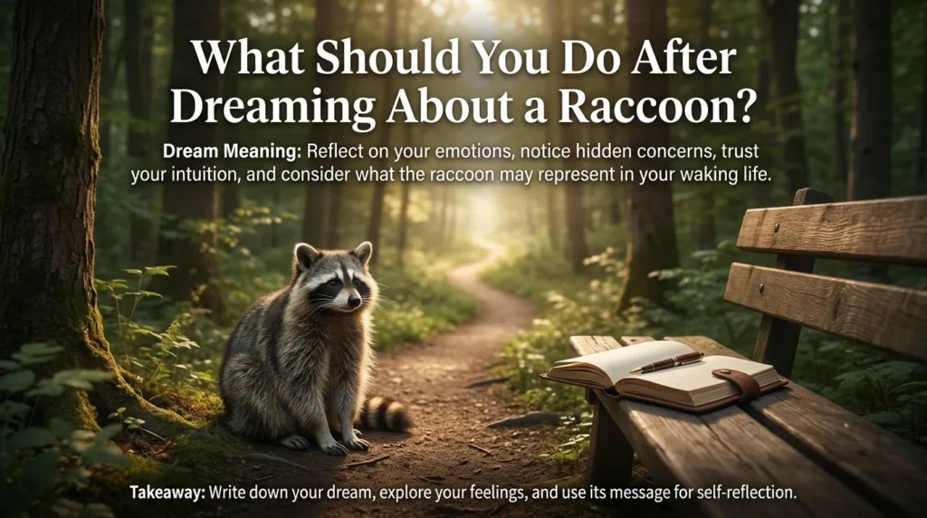 What Should You Do After Dreaming About a Raccoon?