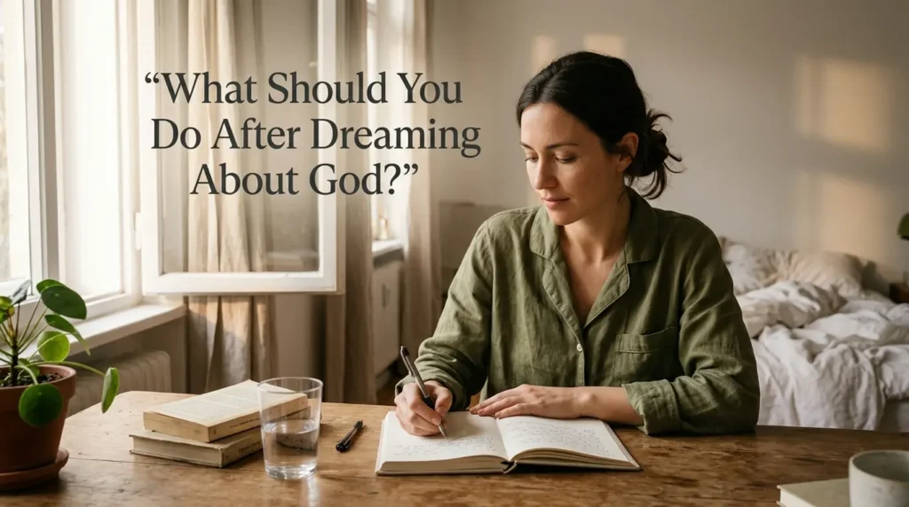 What Should You Do After Dreaming About God?