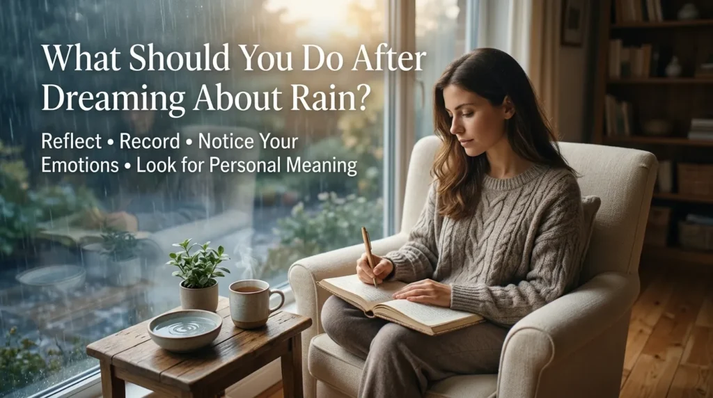 What Should You Do After Dreaming About Rain?