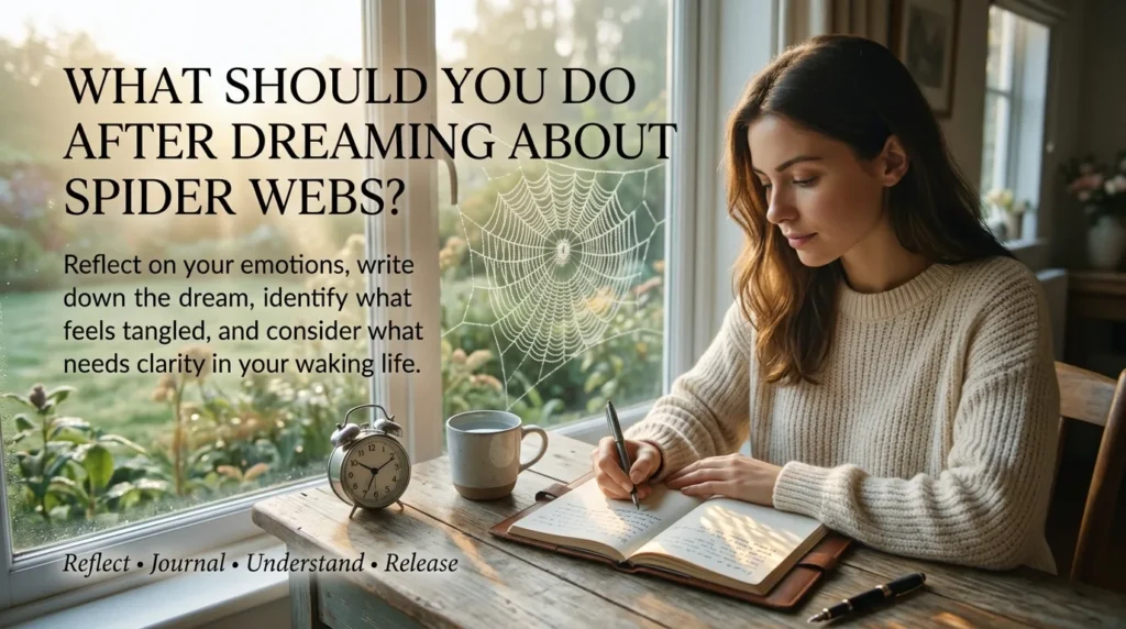 What Should You Do After Dreaming About Spider Webs?