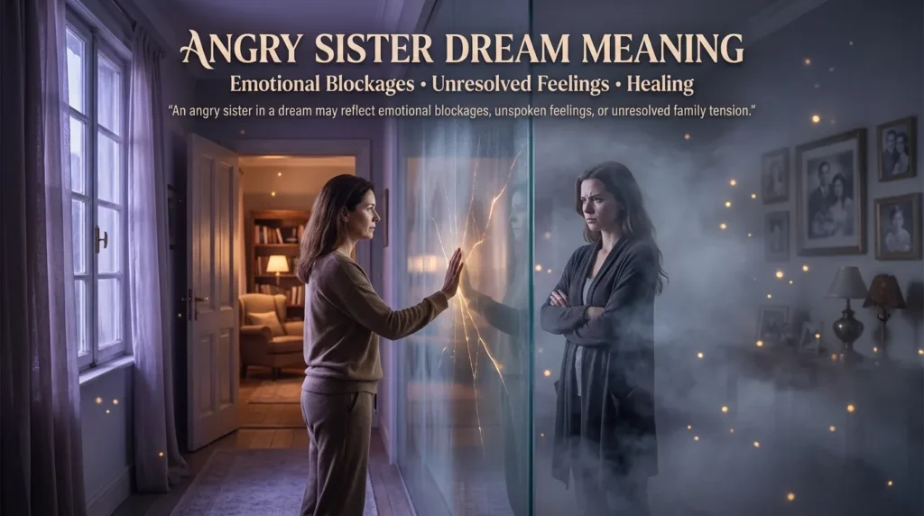 Angry Sister Dream Meaning and Emotional Blockages