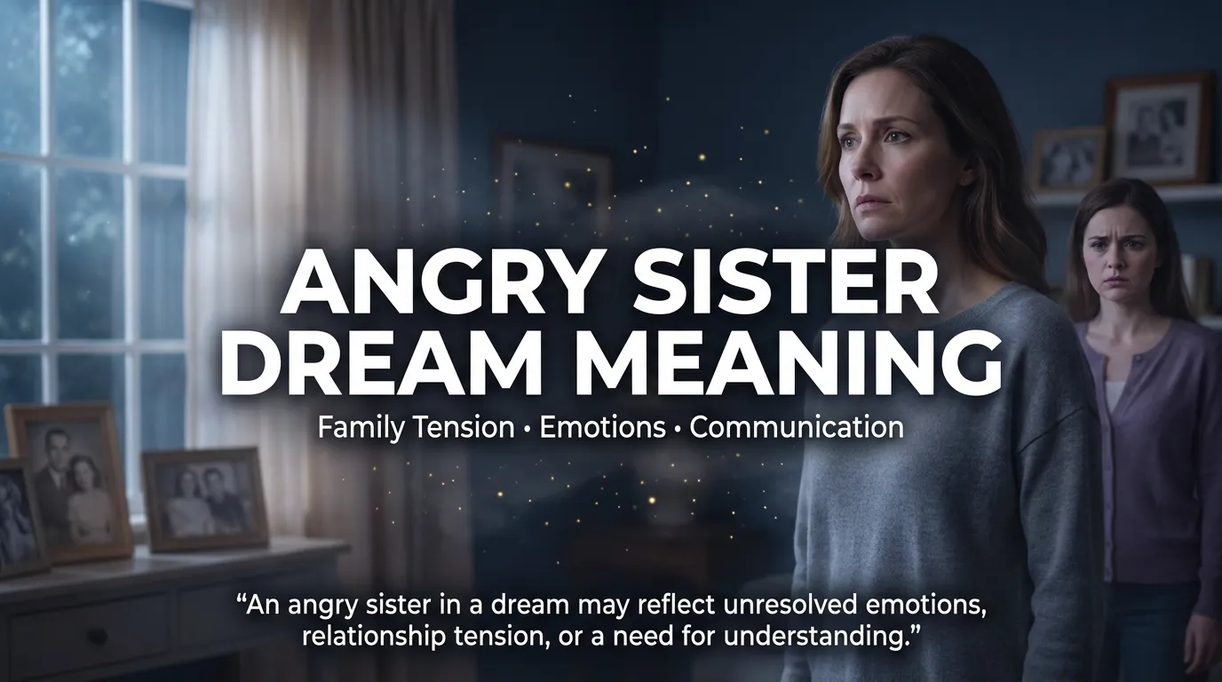 Angry Sister Dream Meaning