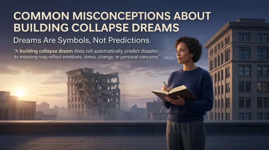Common Misconceptions About Building Collapse Dreams