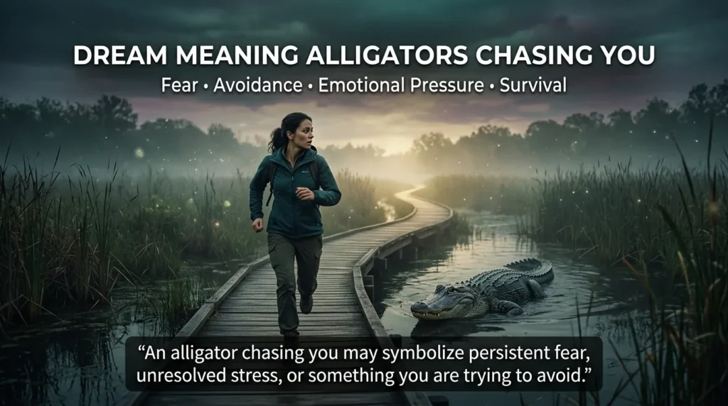 Dream Meaning Alligators Chasing You