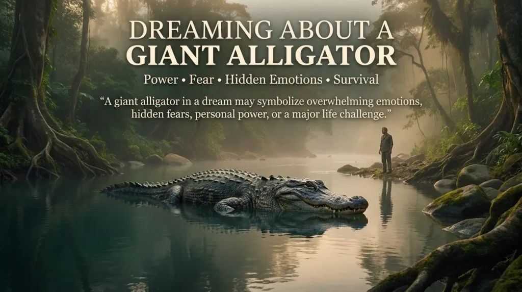 Dreaming About a Giant Alligator
