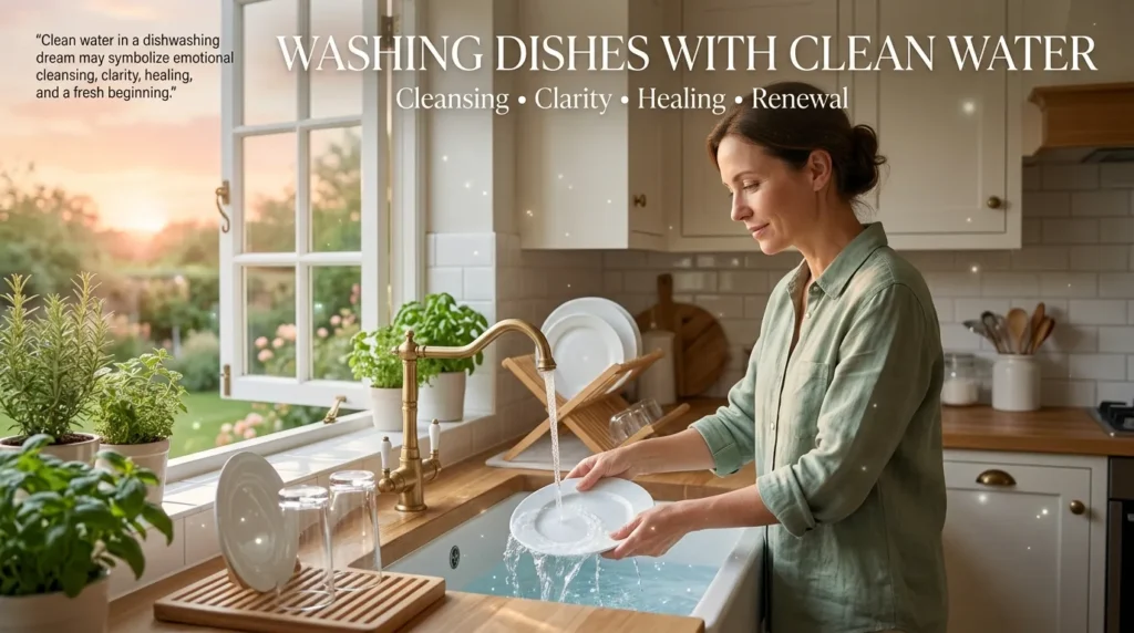 Dreaming About Washing Dishes With Clean Water