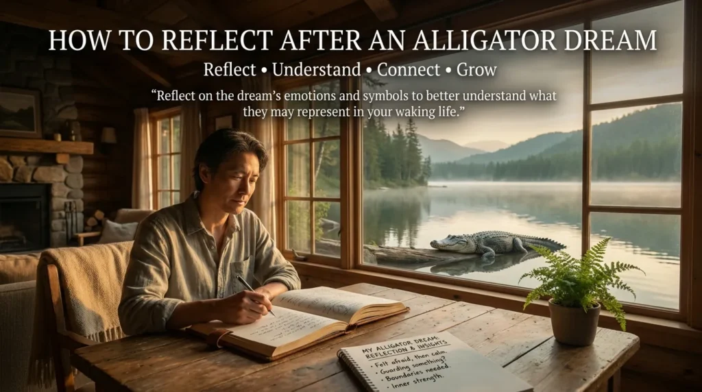How to Reflect After an Alligator Dream