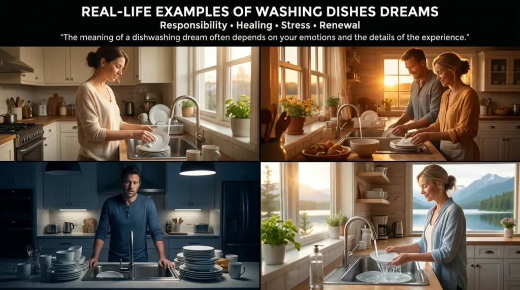Real-Life Examples of Dreaming About Washing Dishes