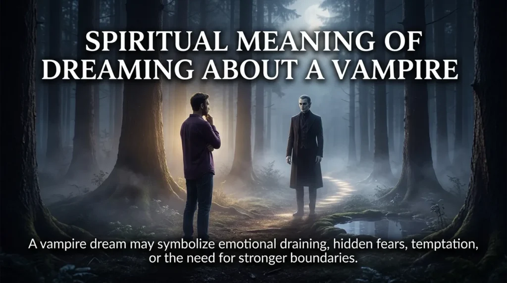 Spiritual Meaning of Dreaming About a Vampire