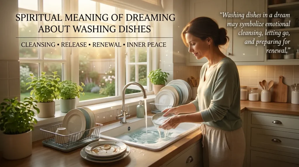 Spiritual Meaning of Dreaming About Washing Dishes