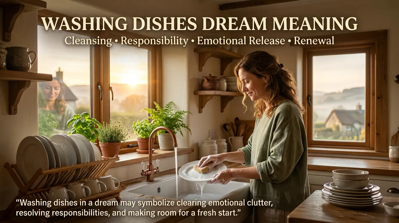 Washing Dishes Dream Meaning