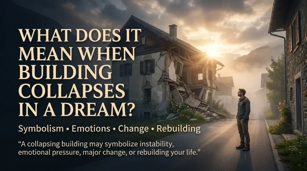 What Does It Mean When a Building Collapses in a Dream?