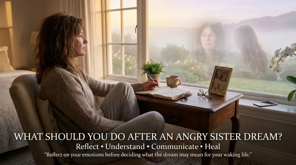 What Should You Do After an Angry Sister Dream?