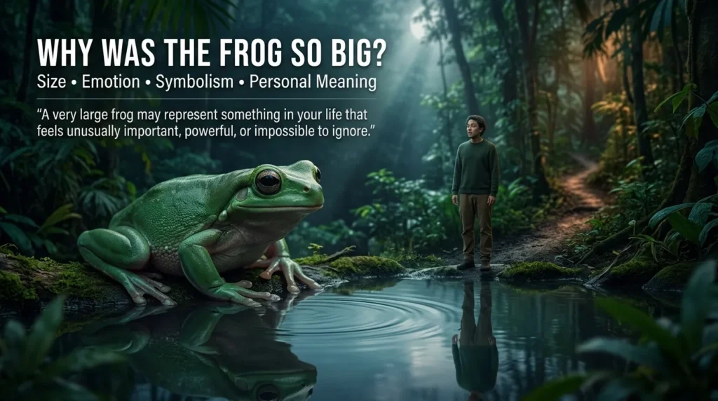 Why Was the Frog So Big